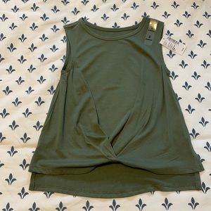 NWT Army Green Tank (size small or 5/6)